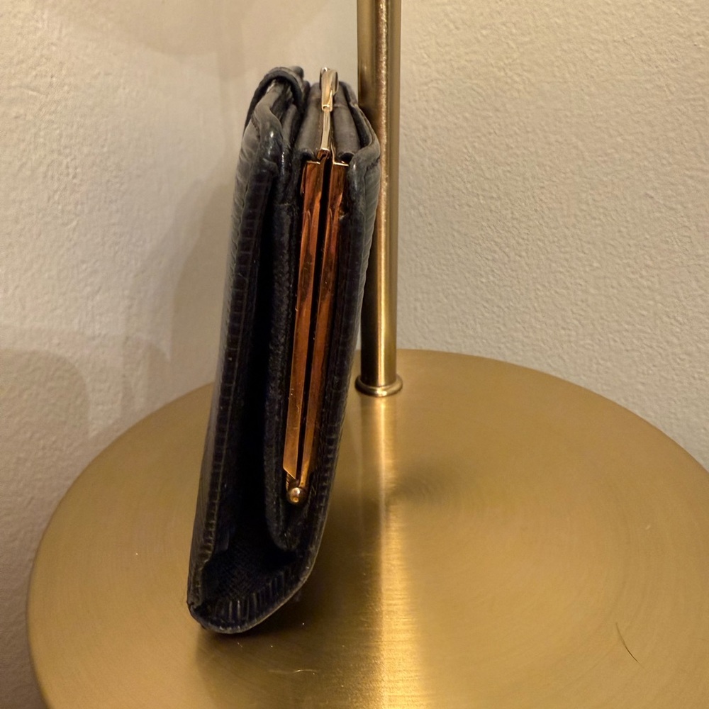 Authentic Louis Vuitton Continental Viennois Epi Long Wallet Black Purse - Picture 7 of 14